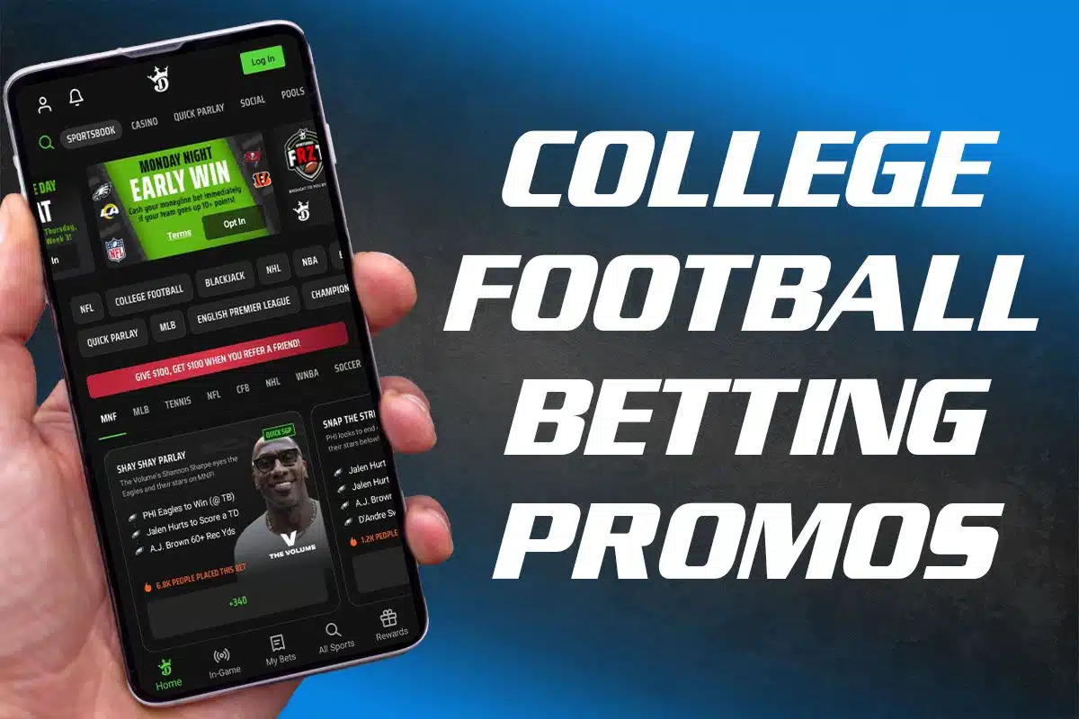 college football betting promos