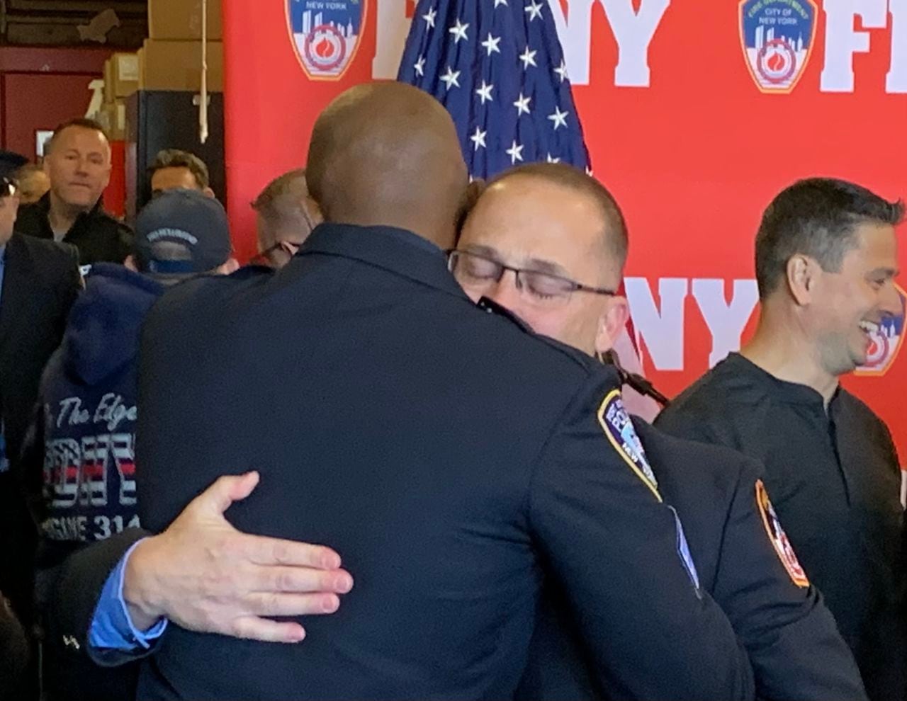 FDNY ceremony at Engine 152/Battalion 21