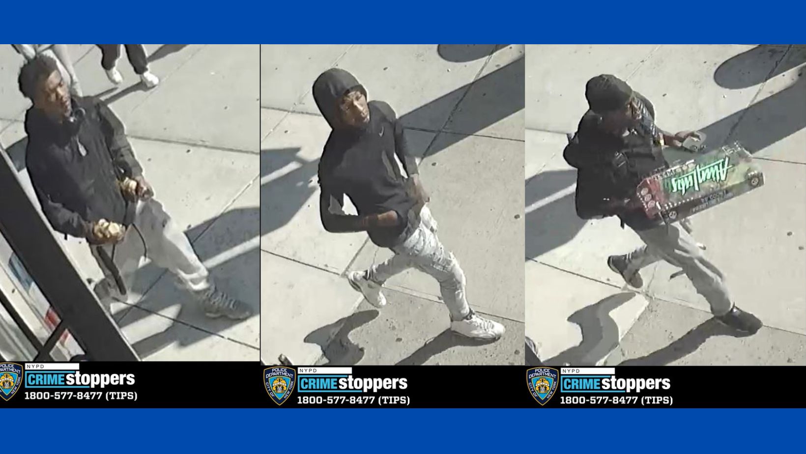 Three sought for smashing way into West Village store and stealing merchandise: NYPD