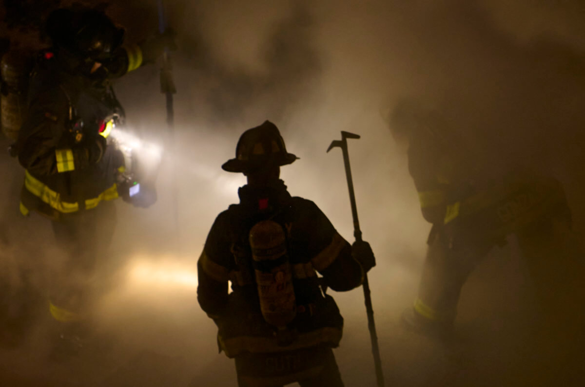 Harlem fire scene