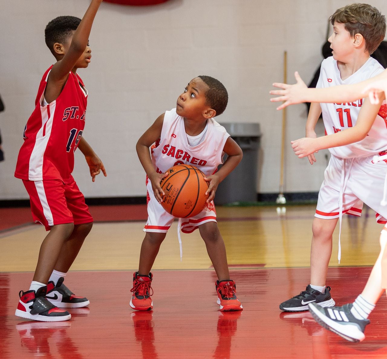 Scenes from Sacred Heart Spartans Basketball