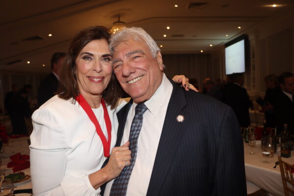 RoseAnn Branda and Hon. Frank Seddio at BBA Annual Dinner.