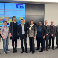 Members of the National Trans Bar Association (NTBA) and guests gather at the Fall Social in Washington D.C., celebrating the historic admission of 12 transgender attorneys to the U.S. Supreme Court Bar.Photo courtesy of the National Trans Bar Association