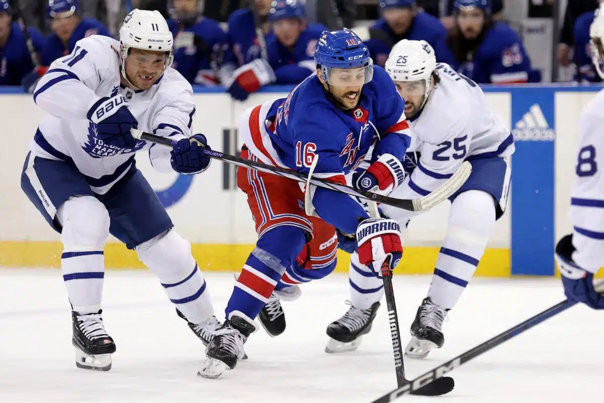 Rangers beaten down by Maple Leafs