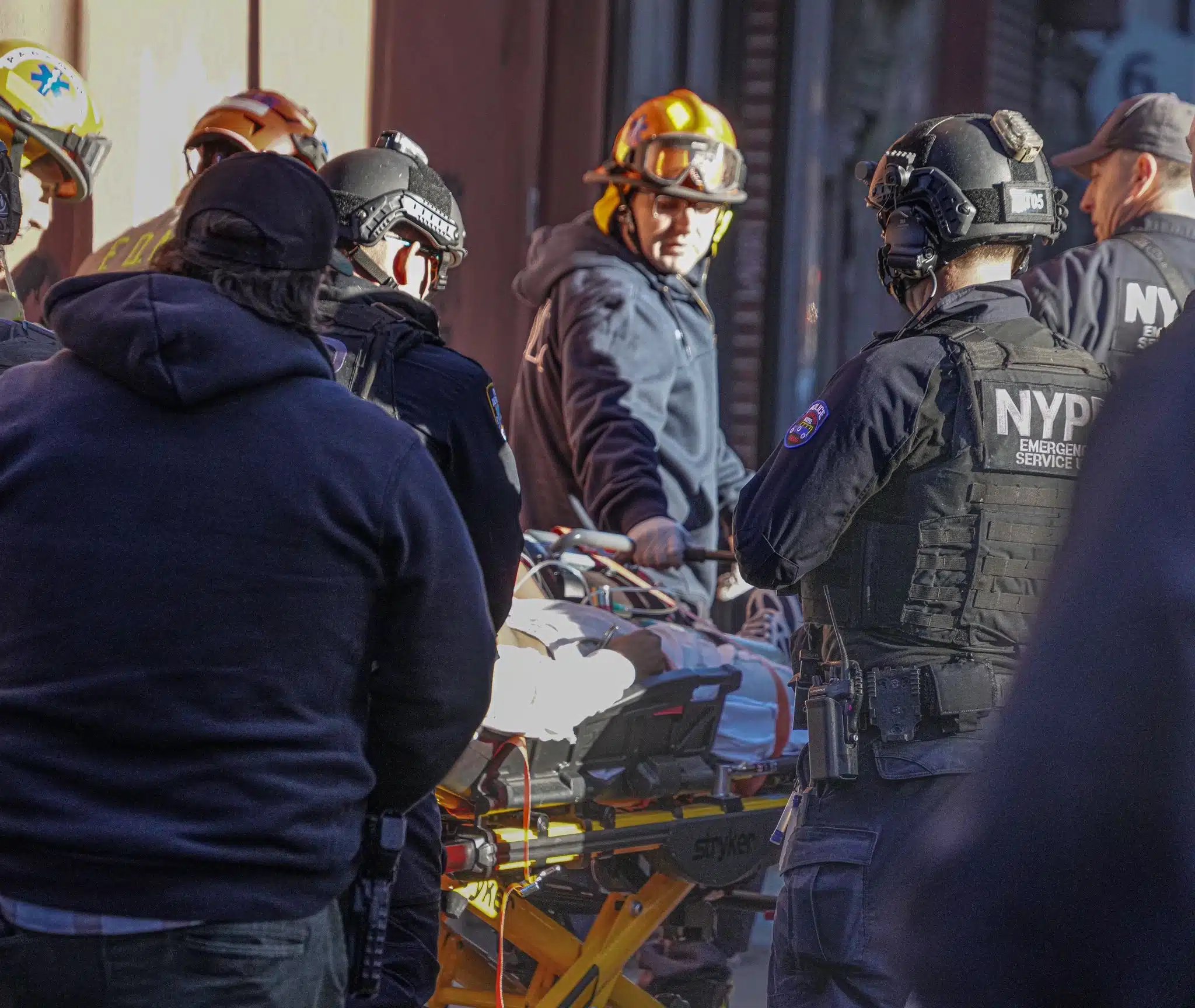 EMS removes wounded suspect in Lower East Side standoff