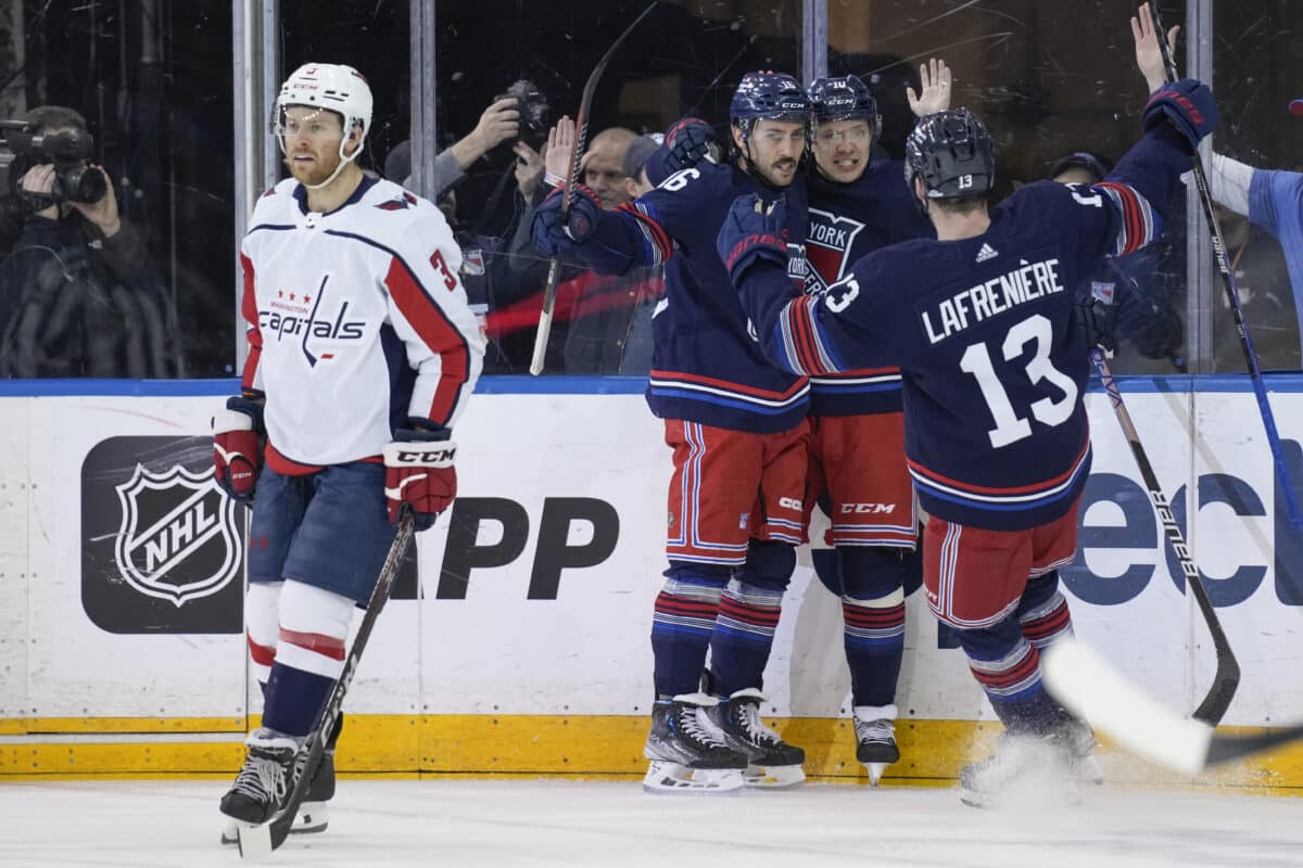 Rangers' Artemi Panarin scores a goal