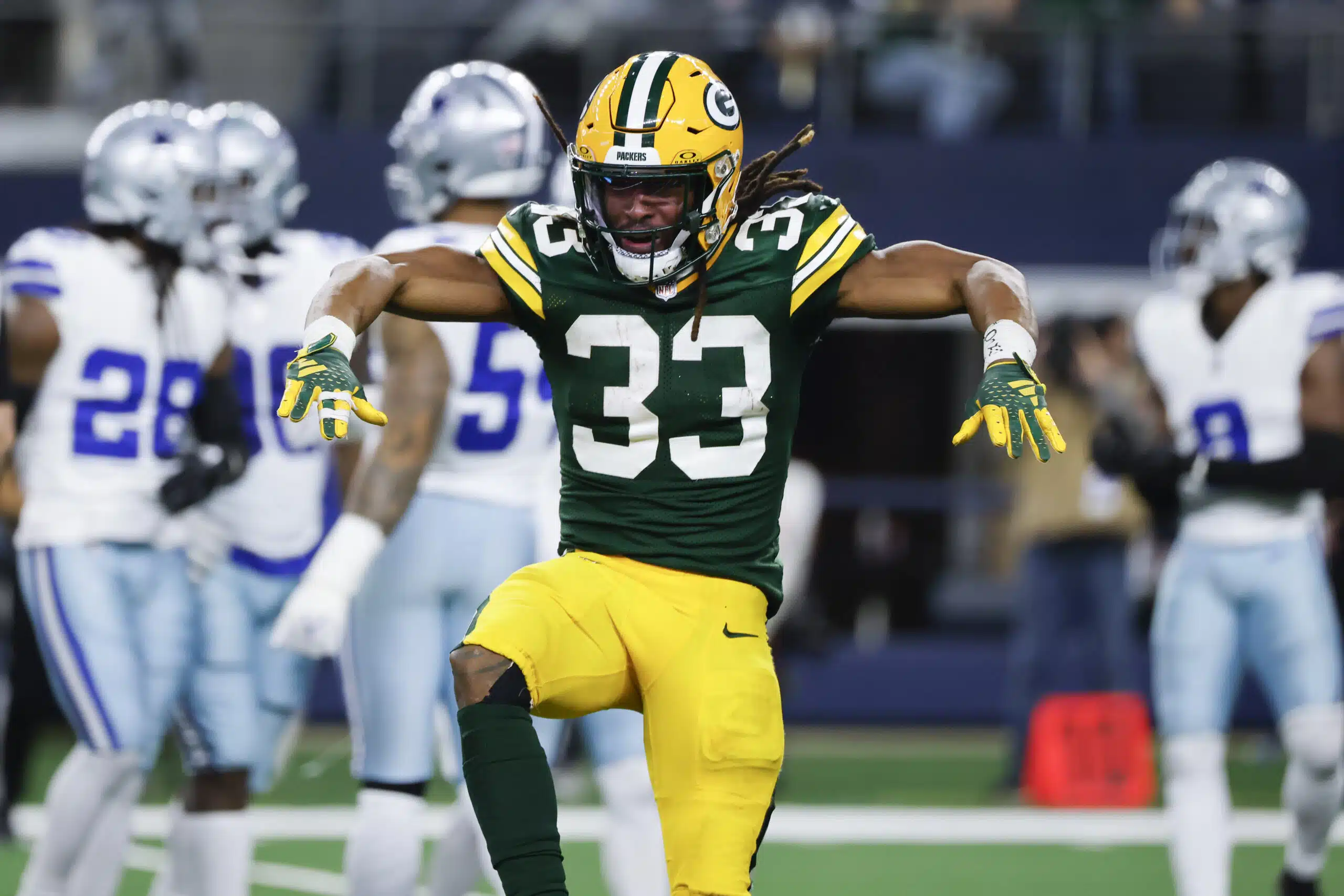 Aaron Jones Packers Cowboys