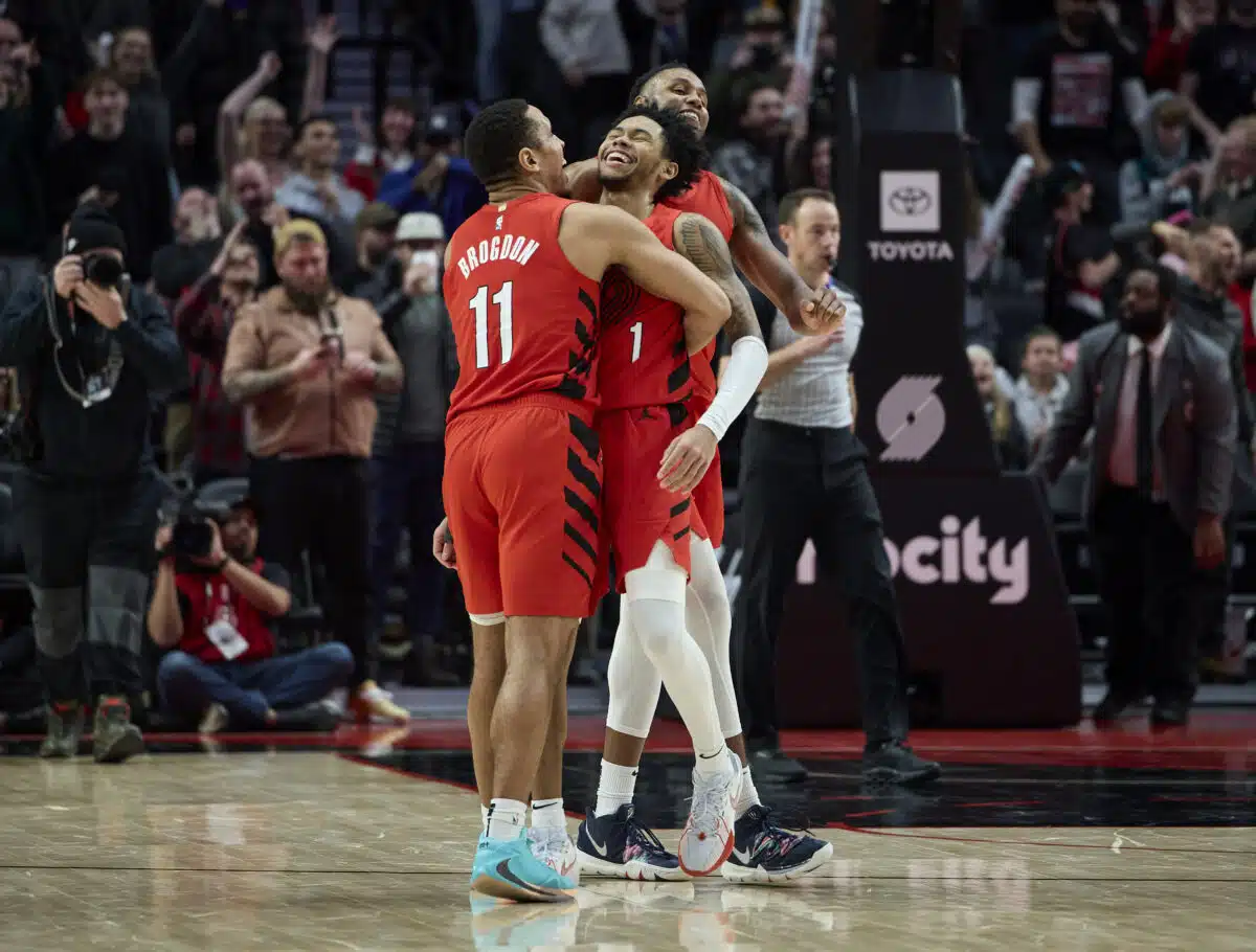 Anfernee Simons Nets Blazers