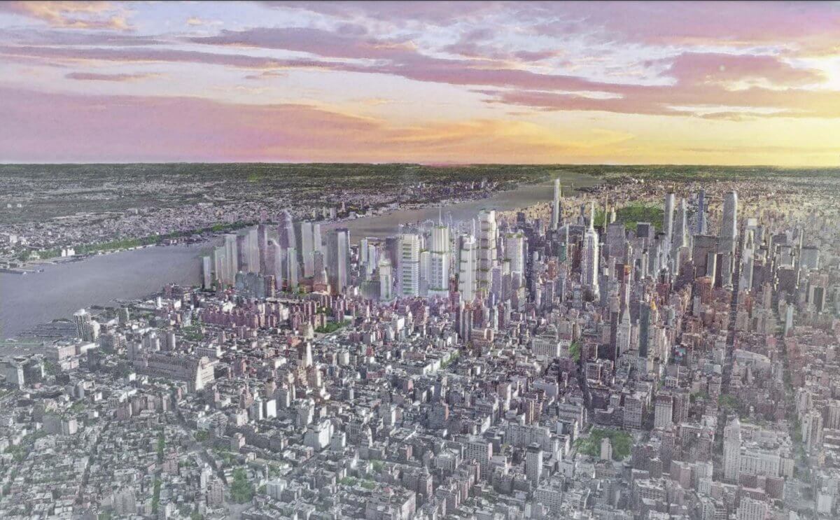 Rendering of Penn Station area redevelopment in Manhattan