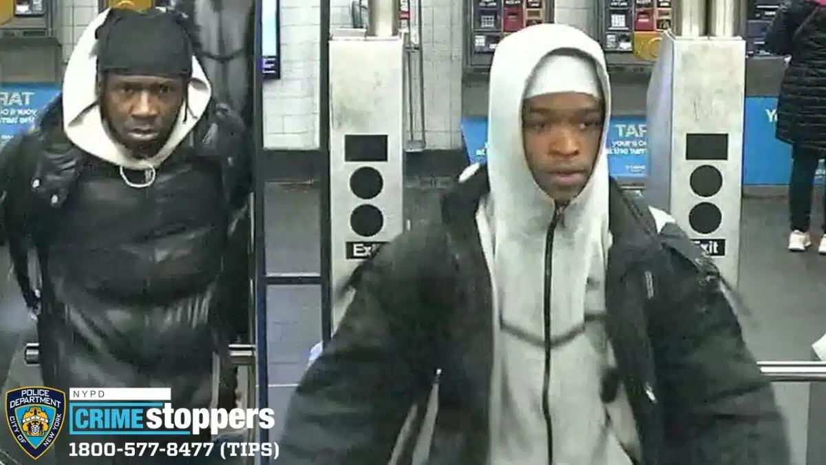 The suspects who allegedly assaulted an employee of Duane Reade.