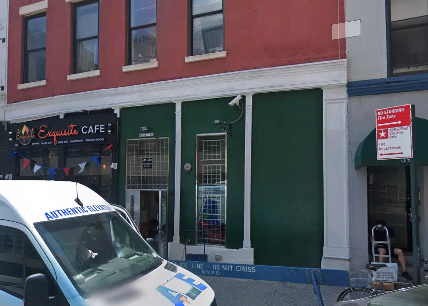 The building where a proposed homeless shelter could come to Lower Manhattan.