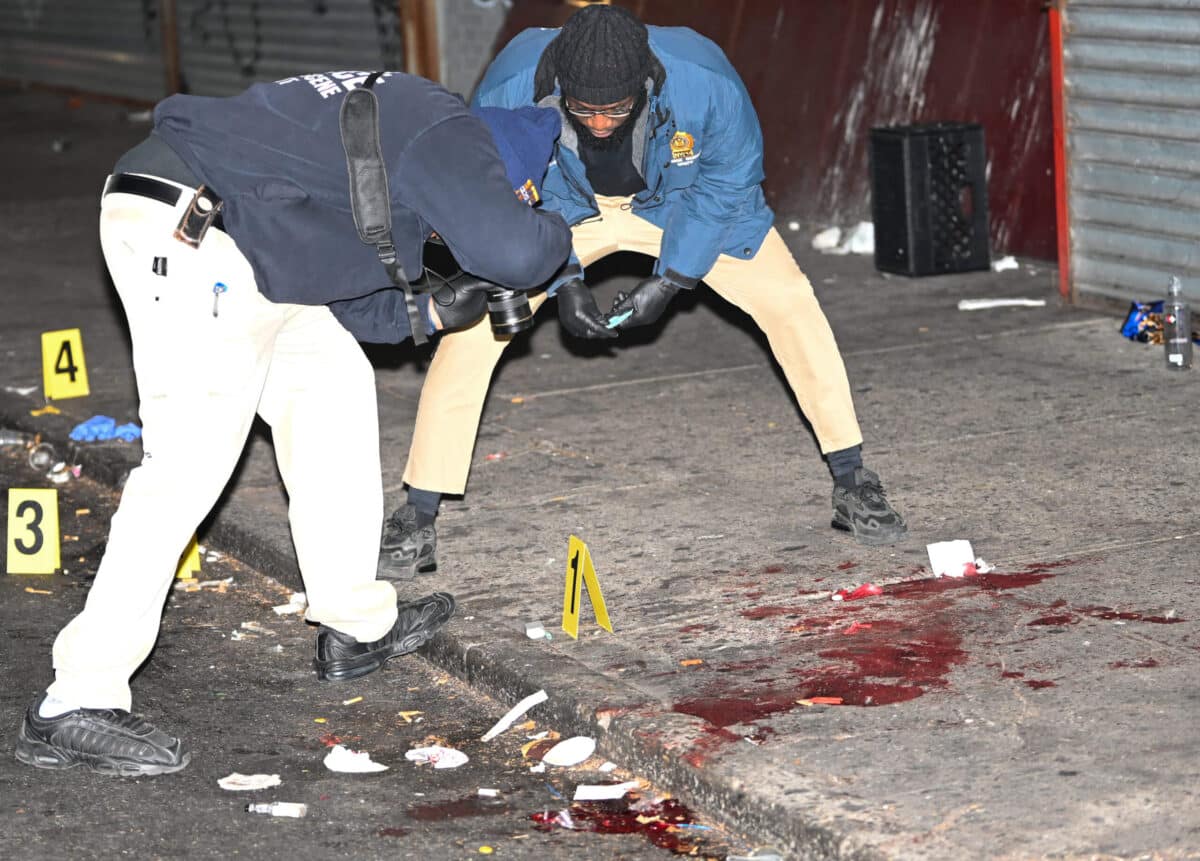 Bronx shooting scene