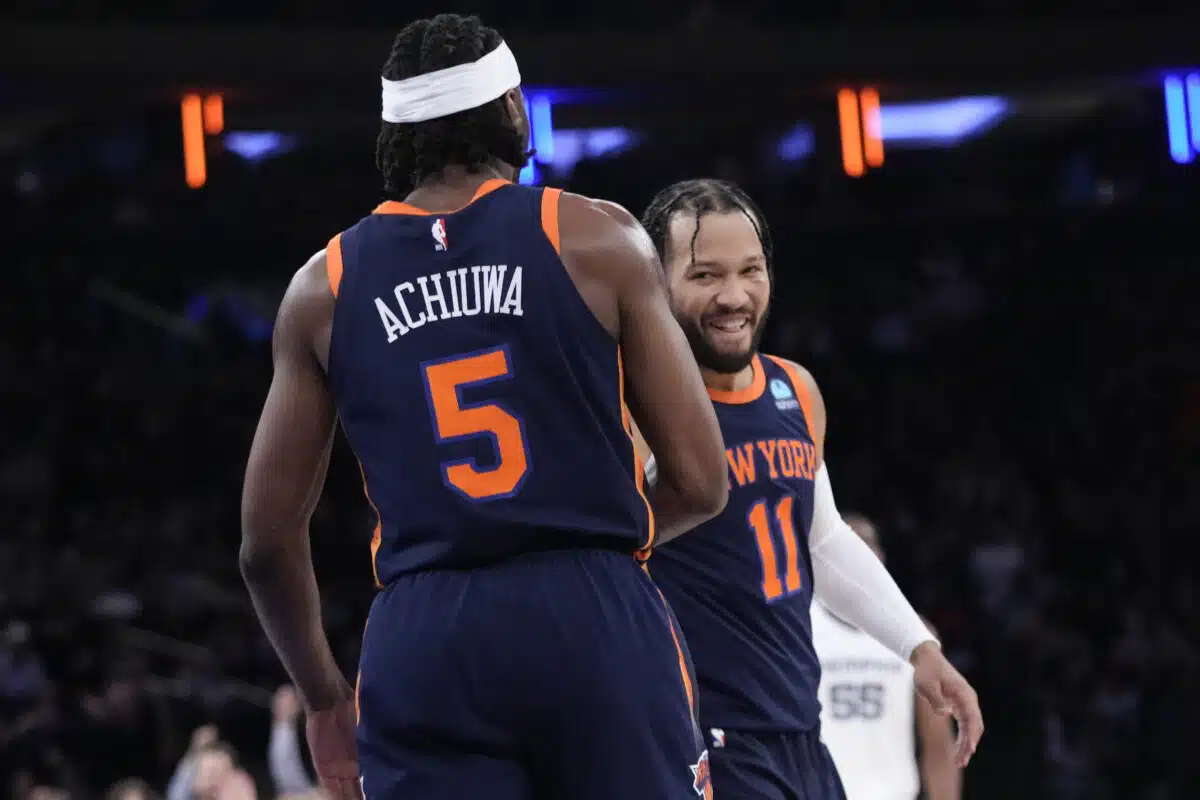 Knicks Jalen Brunson Precious Achiuwa