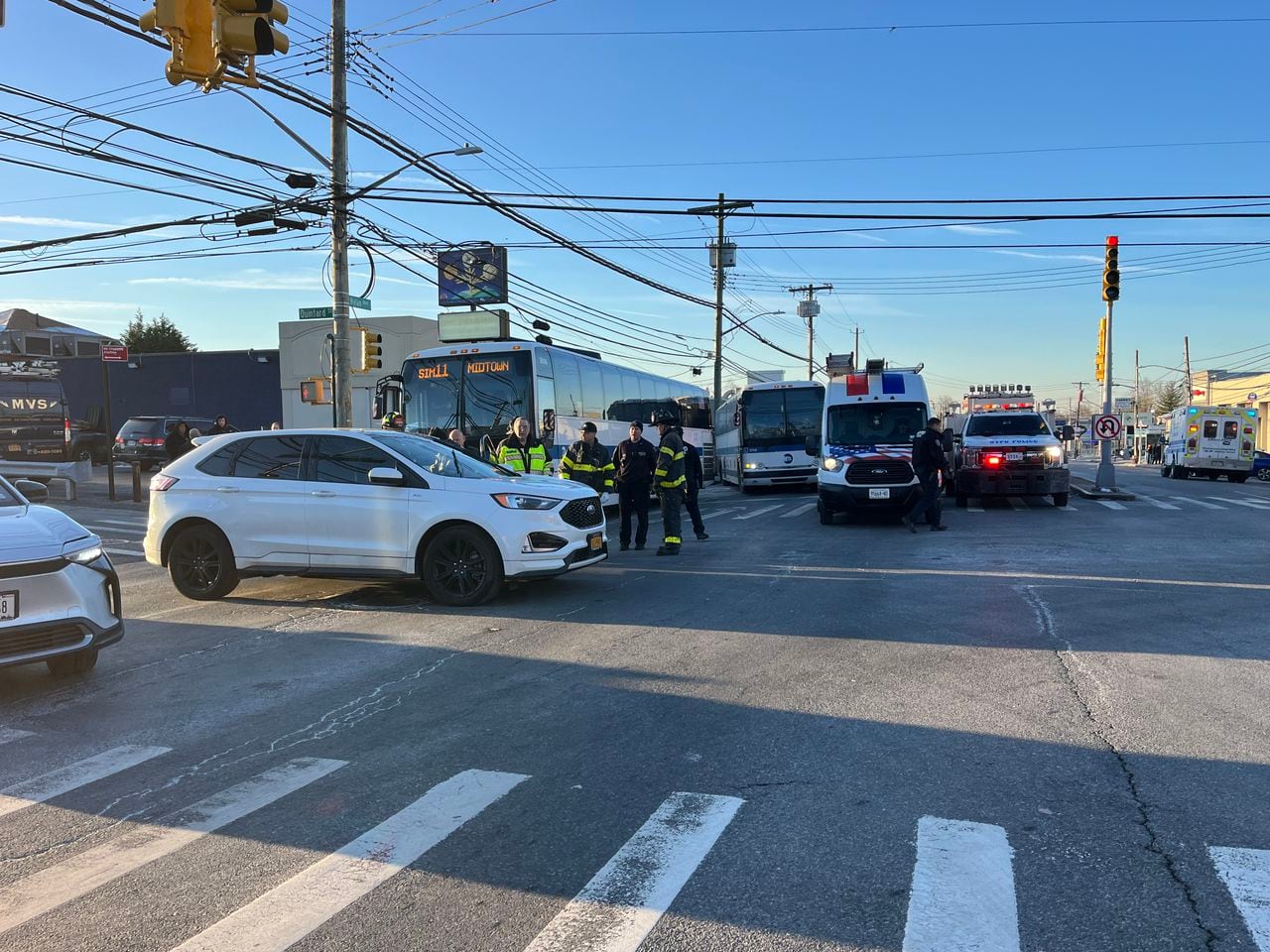 Crash on Hylan Boulevard in Grasmere