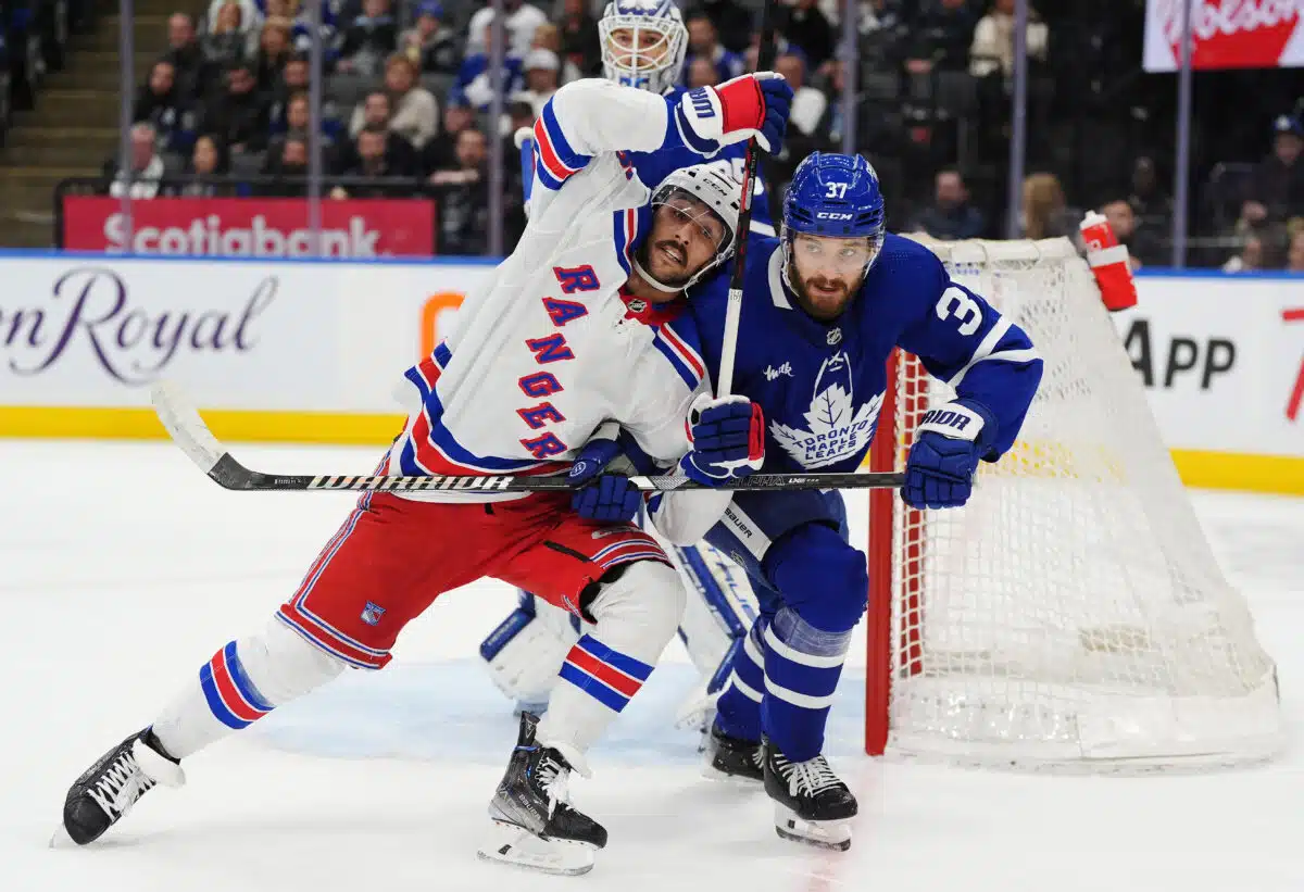 Rangers Maple Leafs Trocheck