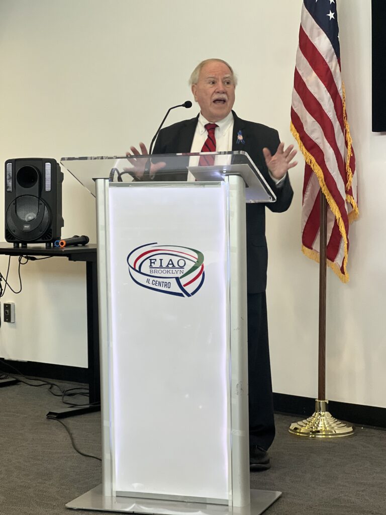 Assemblyman William Colton (D-47, representing Gravesend, Bensonhurst, Bath Beach and Dyker Heights) at Women of Distinction.