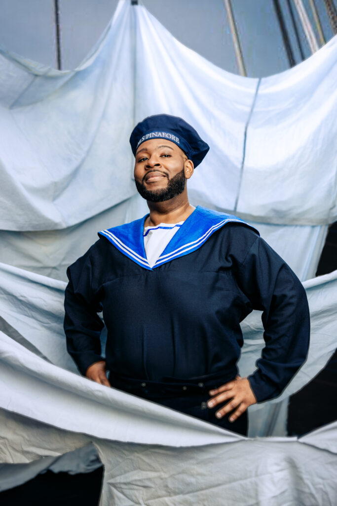 Boatswain’s mate Bill Bobstay, played by Flatbush resident Chazmond Peacock.