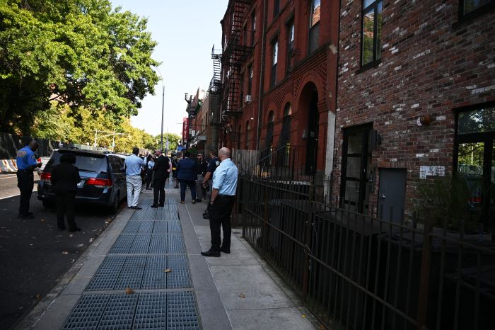 scene of clinton hill shooting