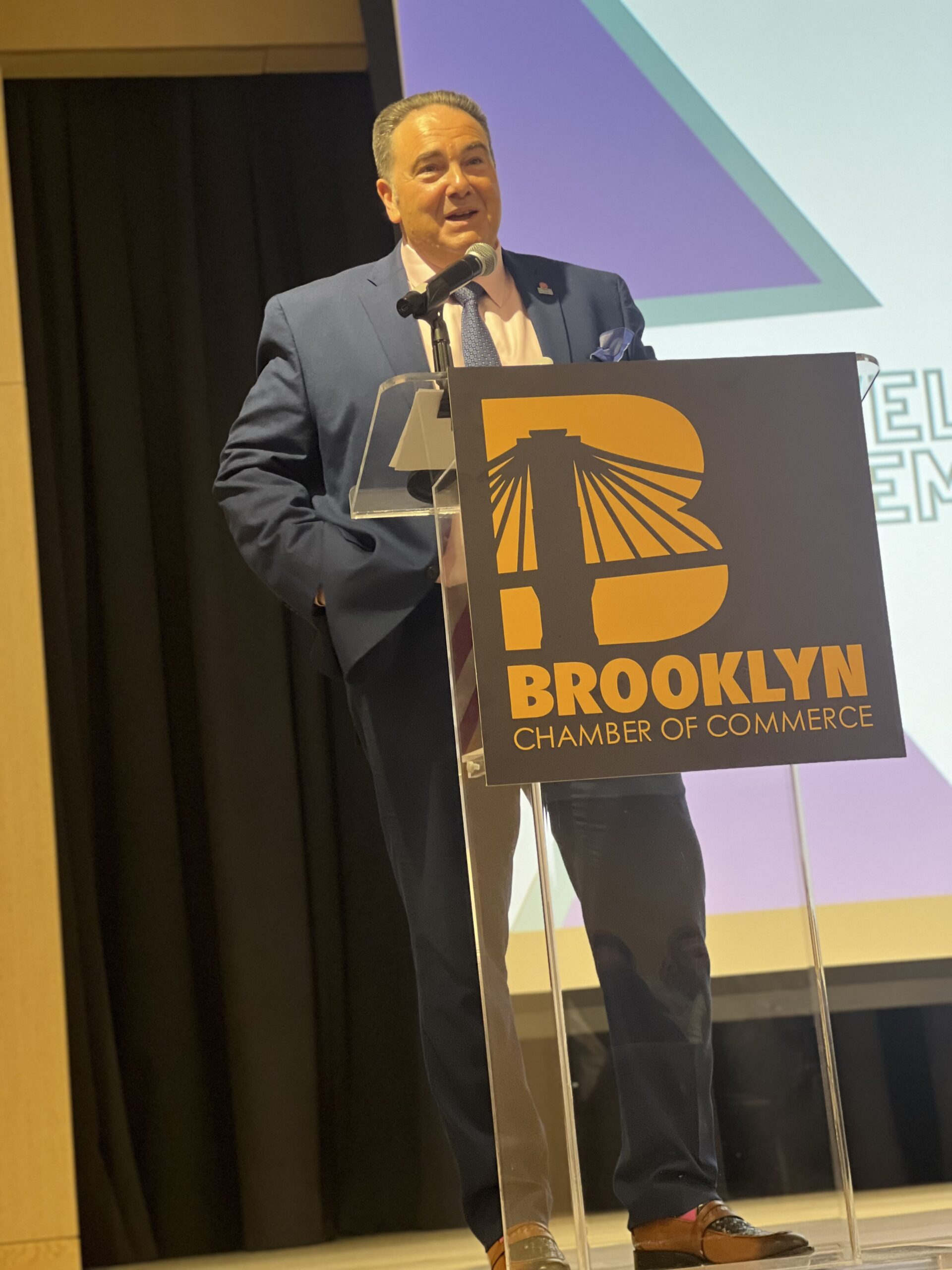 Tim Cecere, president of St. Francis College. Photo by Wayne Daren Schneiderman 
