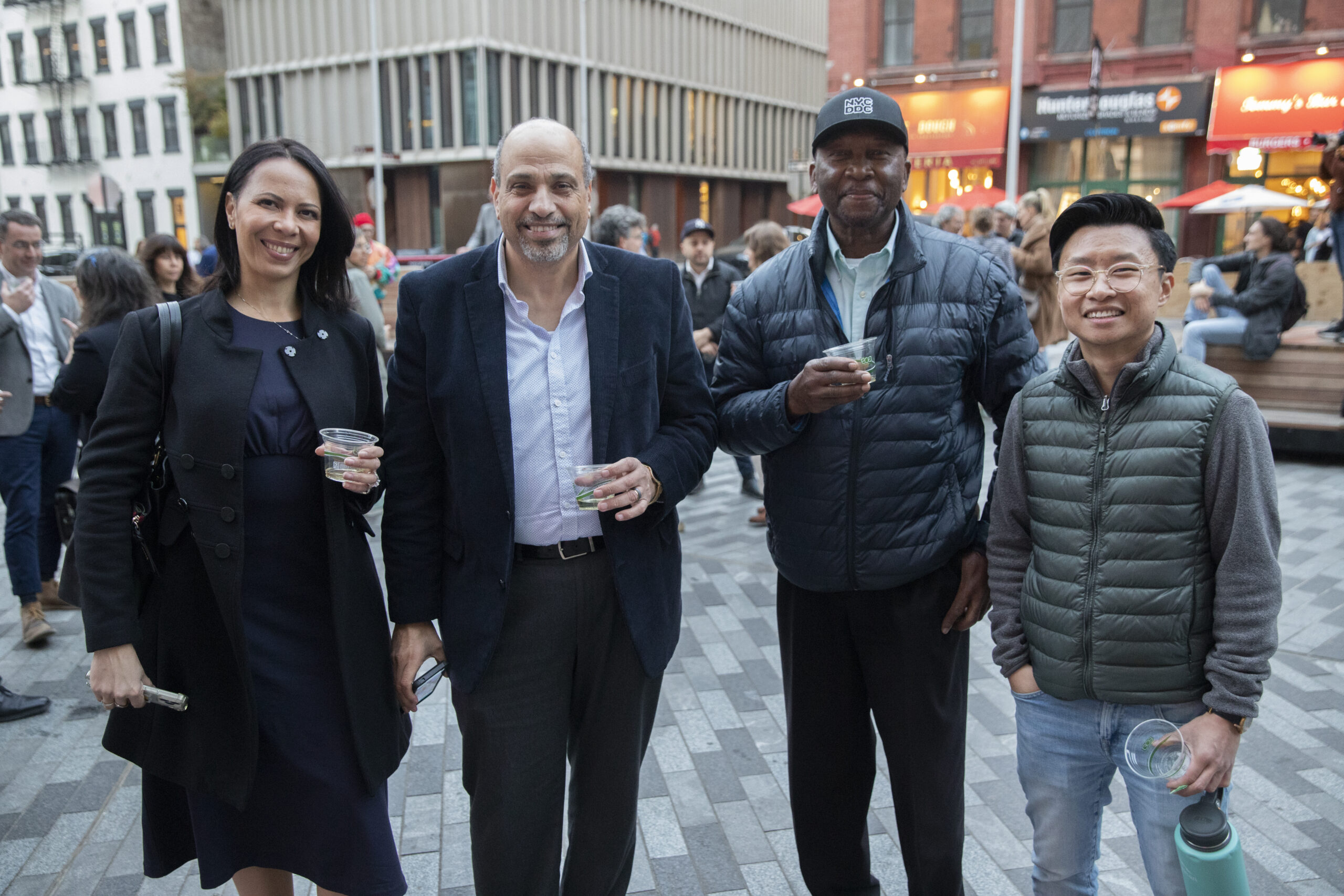 Blenda Coracao, Mina Marcos, Lambert Monah and Kevin Lin. Photo by John McCarten