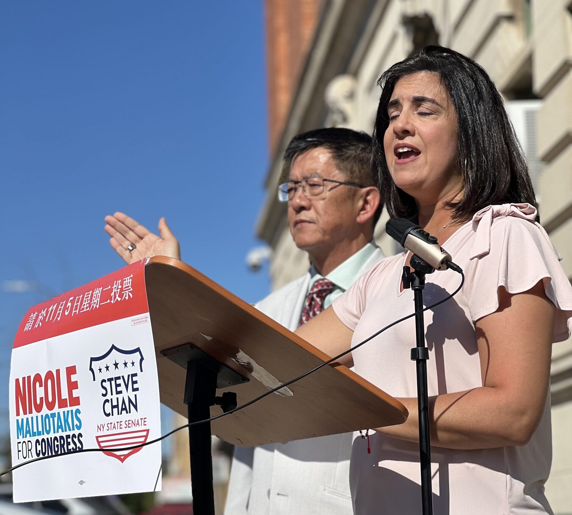 Premium Content: Malliotakis endorses candidate Steve Chan