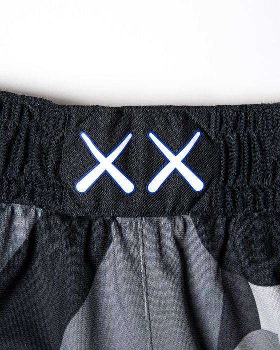 KAWS paid homage to himself with design elements similar to his own art including his distinct "XX" motif.